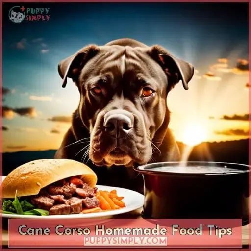Cane Corso Homemade Food Tips