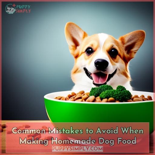 Common Mistakes to Avoid When Making Homemade Dog Food