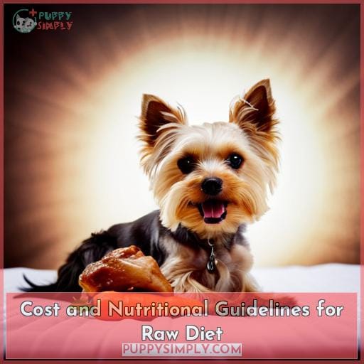 Cost and Nutritional Guidelines for Raw Diet