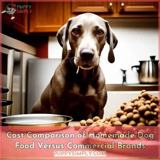 Cost Comparison of Homemade Dog Food Versus Commercial Brands