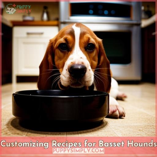 Customizing Recipes for Basset Hounds