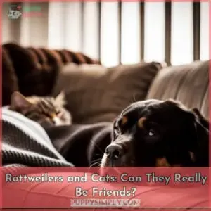 do rottweilers get along with cats