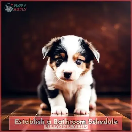 Establish a Bathroom Schedule