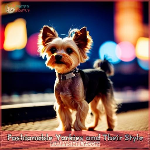 Fashionable Yorkies and Their Style