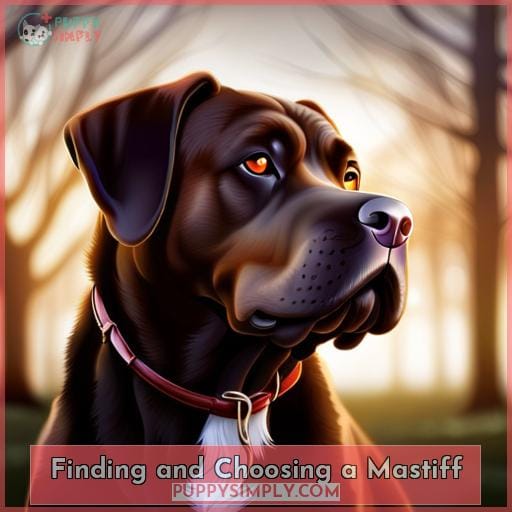 Finding and Choosing a Mastiff