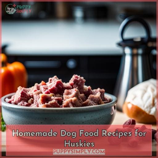 Homemade Dog Food Recipes for Huskies