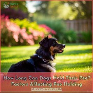 how long can dogs hold their pee