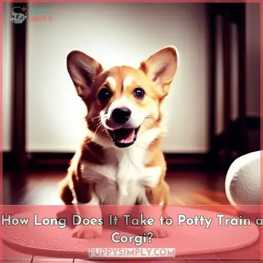 how long does it take to potty train a corgi