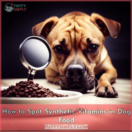 How to Spot Synthetic Vitamins in Dog Food