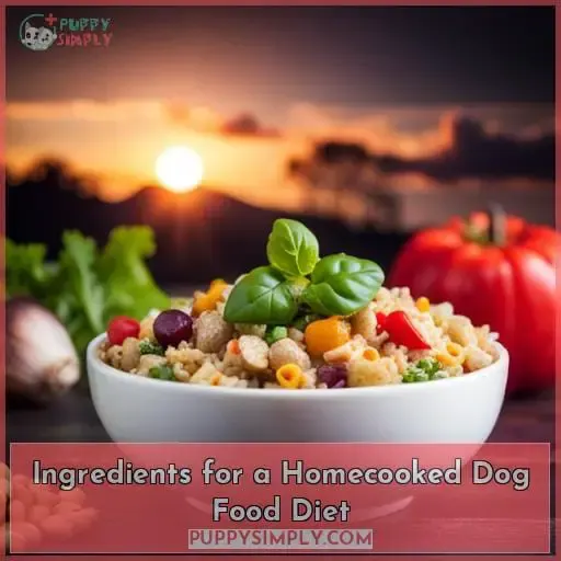 Ingredients for a Homecooked Dog Food Diet