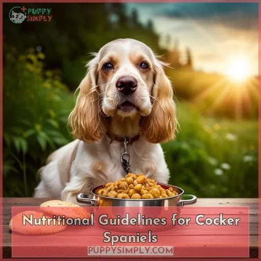 Nutritional Guidelines for Cocker Spaniels