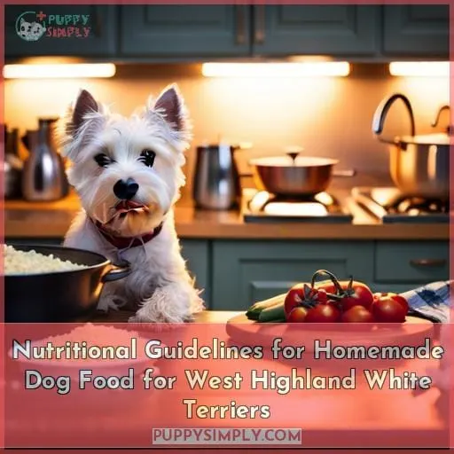 Nutritional Guidelines for Homemade Dog Food for West Highland White Terriers