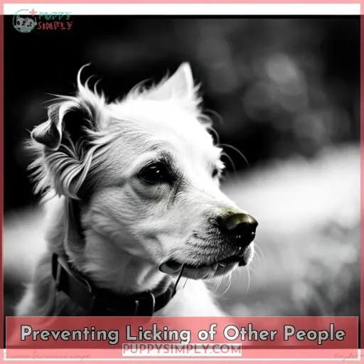 Preventing Licking of Other People