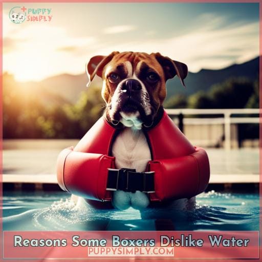 Reasons Some Boxers Dislike Water