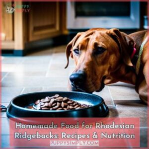 rhodesian ridgeback homemade food