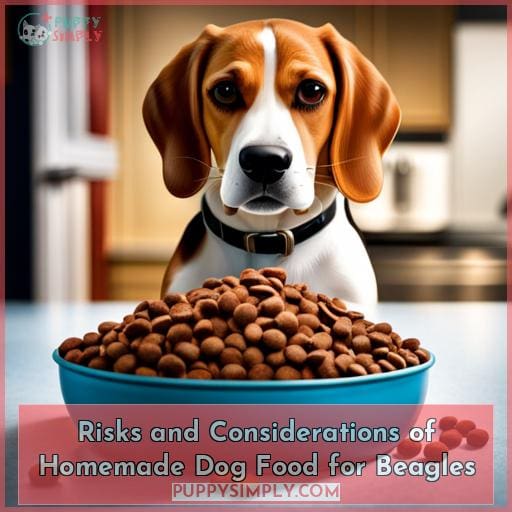 Risks and Considerations of Homemade Dog Food for Beagles