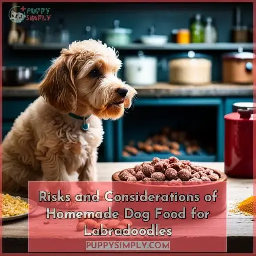 Risks and Considerations of Homemade Dog Food for Labradoodles
