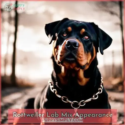 Rottweiler Lab Mix Appearance