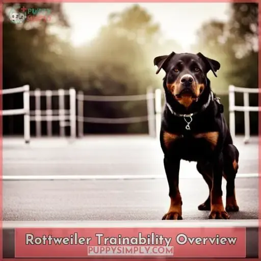 Rottweiler Trainability Overview