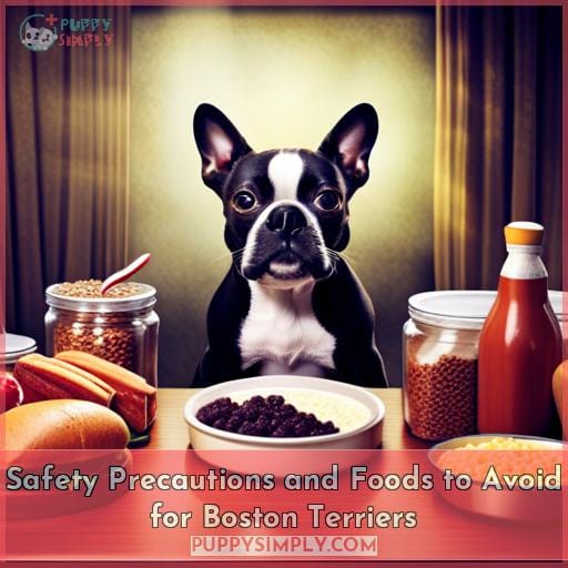 Safety Precautions and Foods to Avoid for Boston Terriers