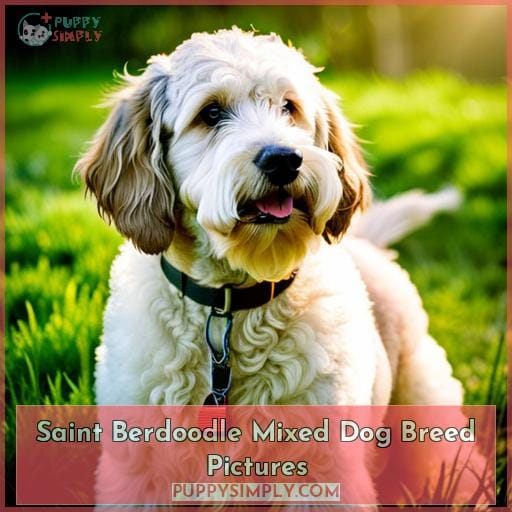 Saint Berdoodle Mixed Dog Breed Pictures