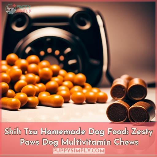 Shih Tzu Homemade Dog Food: Zesty Paws Dog Multivitamin Chews