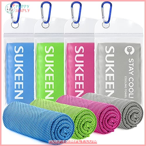 Sukeen [4 Pack Cooling Towel