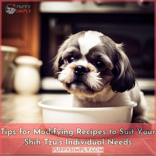 Tips for Modifying Recipes to Suit Your Shih Tzu