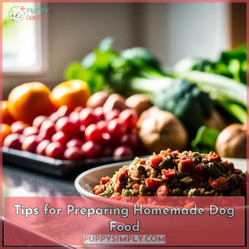 Tips for Preparing Homemade Dog Food