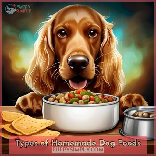 Types of Homemade Dog Foods