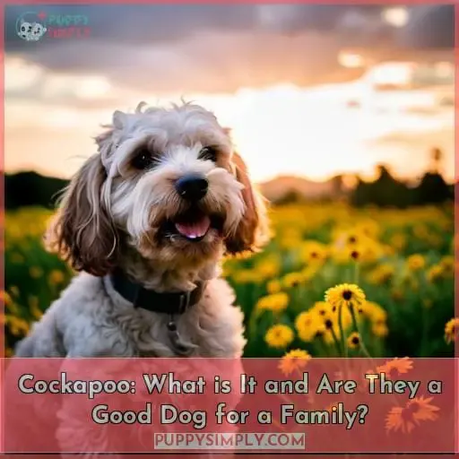 what is a cockapoo and are they a good dog for a family