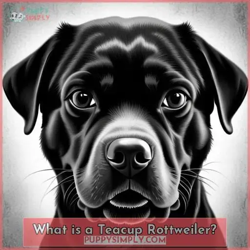 What is a Teacup Rottweiler