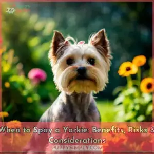 when should a yorkie be spayed