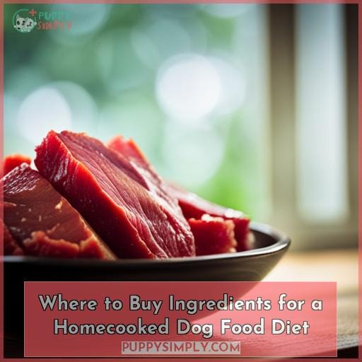 Where to Buy Ingredients for a Homecooked Dog Food Diet