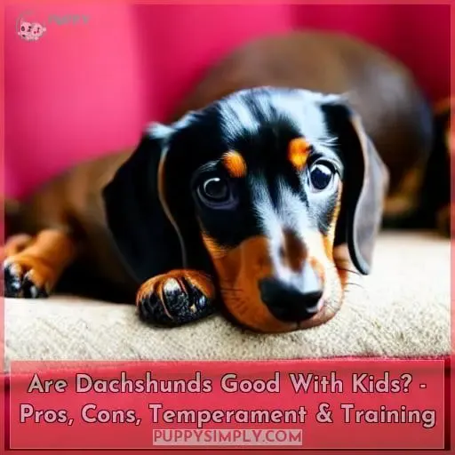 are dachshund puppies good with kids