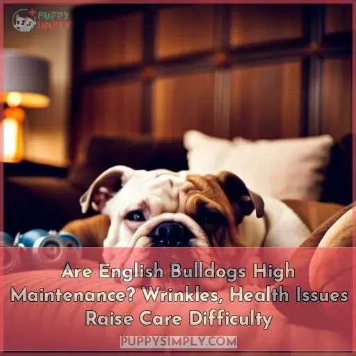 are english bulldogs high maintenance