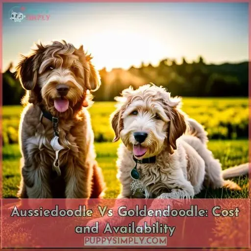 Aussiedoodle Vs Goldendoodle: Cost and Availability