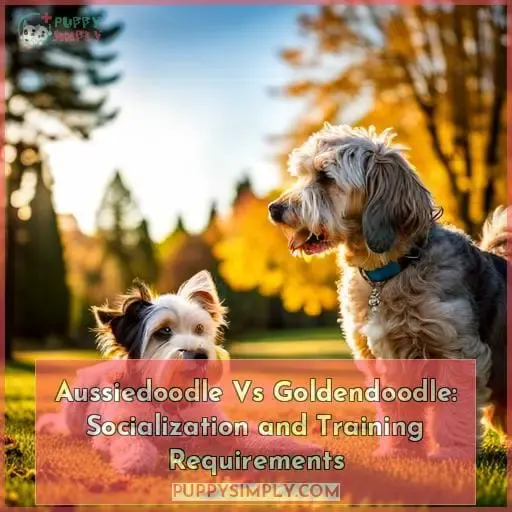 Aussiedoodle Vs Goldendoodle: Socialization and Training Requirements