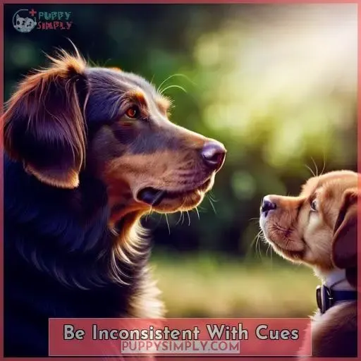 Be Inconsistent With Cues