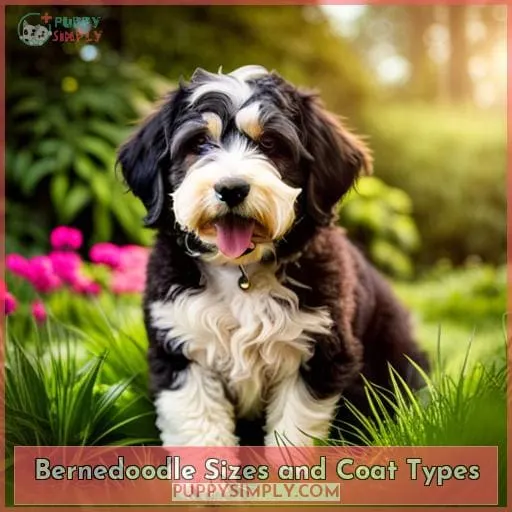 Bernedoodle Sizes and Coat Types