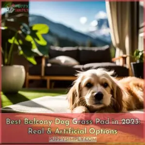 best dog grass pad for balcony