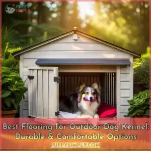 best floor for outdoor dog kennel