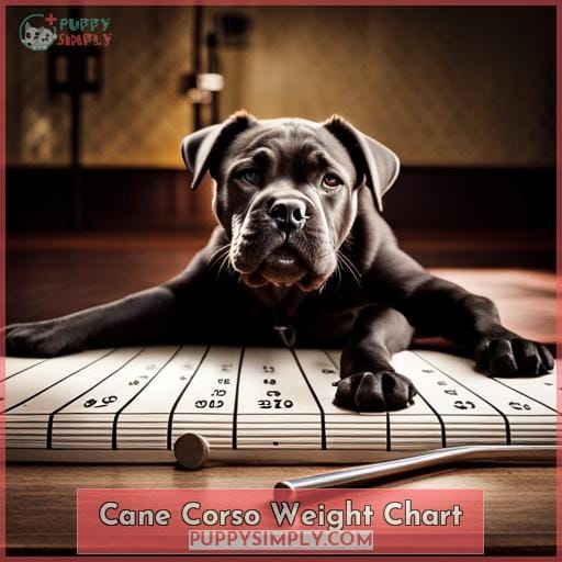 Cane Corso Weight Chart
