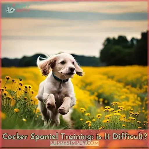 Cocker Spaniel Training: is It Difficult