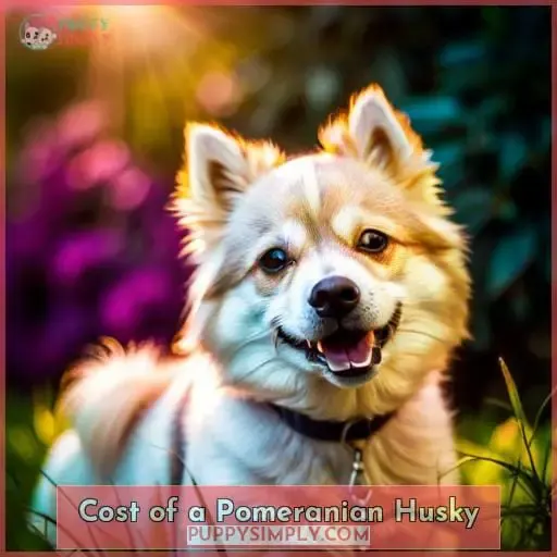 Cost of a Pomeranian Husky
