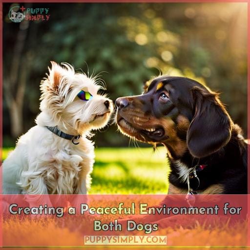 Creating a Peaceful Environment for Both Dogs