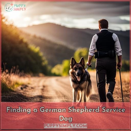Finding a German Shepherd Service Dog
