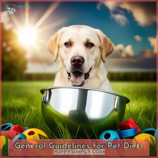 General Guidelines for Pet Diets