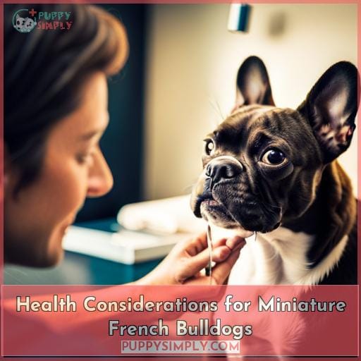 Health Considerations for Miniature French Bulldogs