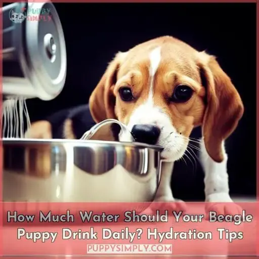 how much water should a beagle puppy drink